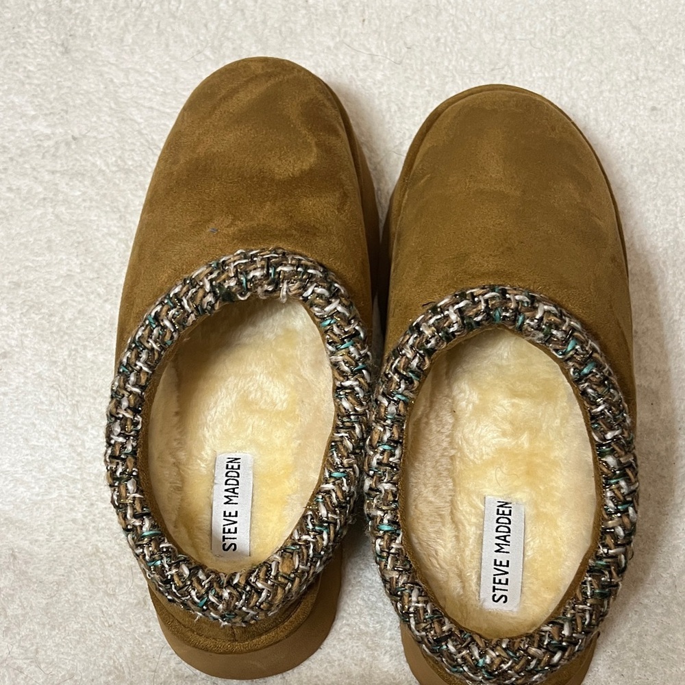 Steve Madden women’s slipper Selena Platform Warm cottagecore Sz 9.5 comfy - Picture 2 of 7